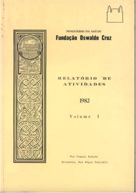 Relatório de Atividades 1982 (Volume 1)