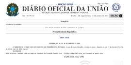 DOU - Nomeação de Nísia Verônica Trindade Lima Presidência da Fiocruz 2021