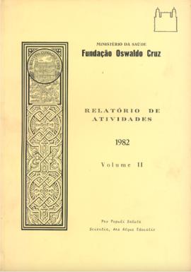 Relatório de Atividades 1982 (Volume 2)