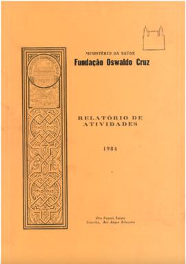 Relatório de Atividades 1984