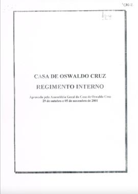 Regimento Interno COC (2001)