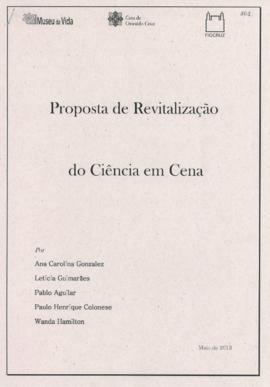 Proposta de revitalização do Ciência em Cena