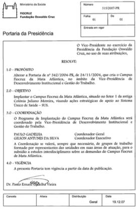 portaria 0515