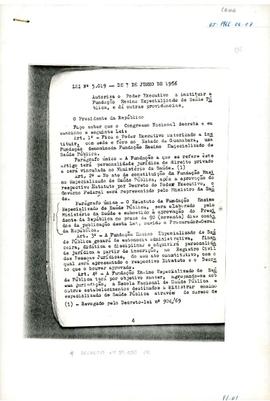 Lei nº 5019 - Autoriza o Poder Executivo a instituir a Fundação Ensino Especializado de Saúde Púb...