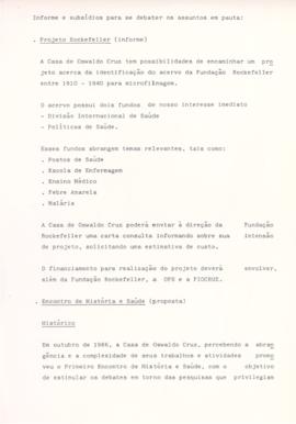 Proposta do Encontro de História e Saúde